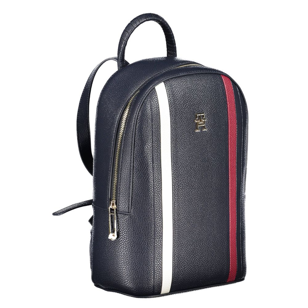 Blue Polyethylene Women Backpack