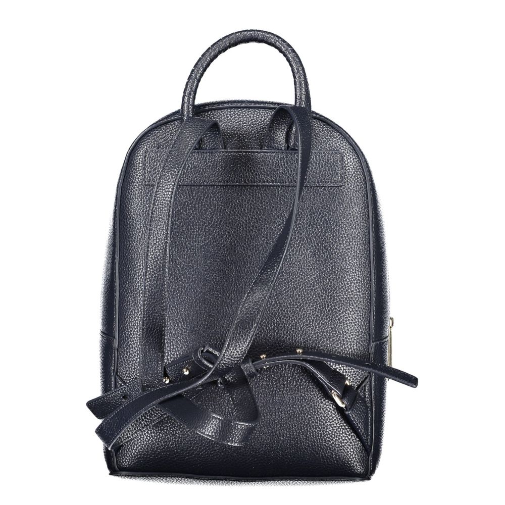 Blue Polyethylene Women Backpack