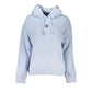 Light Blue Cotton Women Sweater