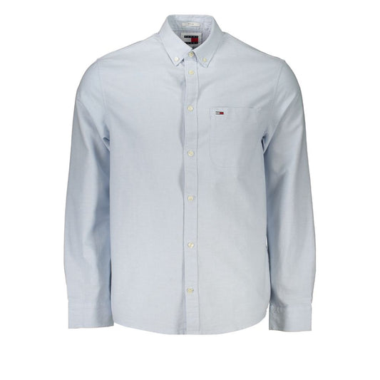 Light Blue Cotton Men Shirt