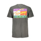 Sleek Black Crew Neck Logo Tee