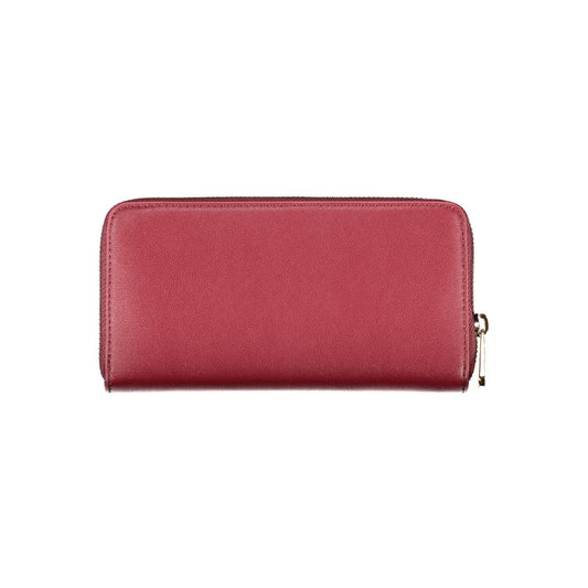 Pink Polyester Women Wallet