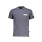 Chic Blue Pocket Tee with Signature Detailing