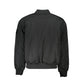 Sleek Long Sleeve Zip Jacket in Black