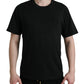 Elegant Black Cotton Crew Neck Tee