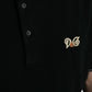 Elegant Black Cotton Polo Tee