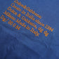 Exquisite Blue Cotton Crew Neck T-Shirt