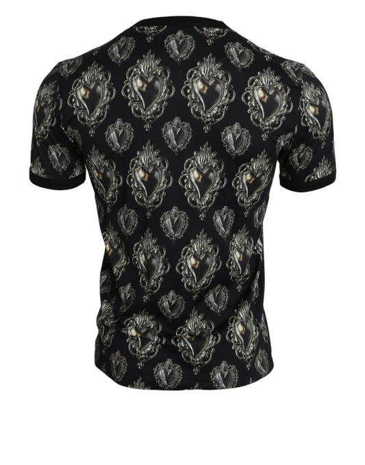 Chic Sacred Heart Crew Neck Tee