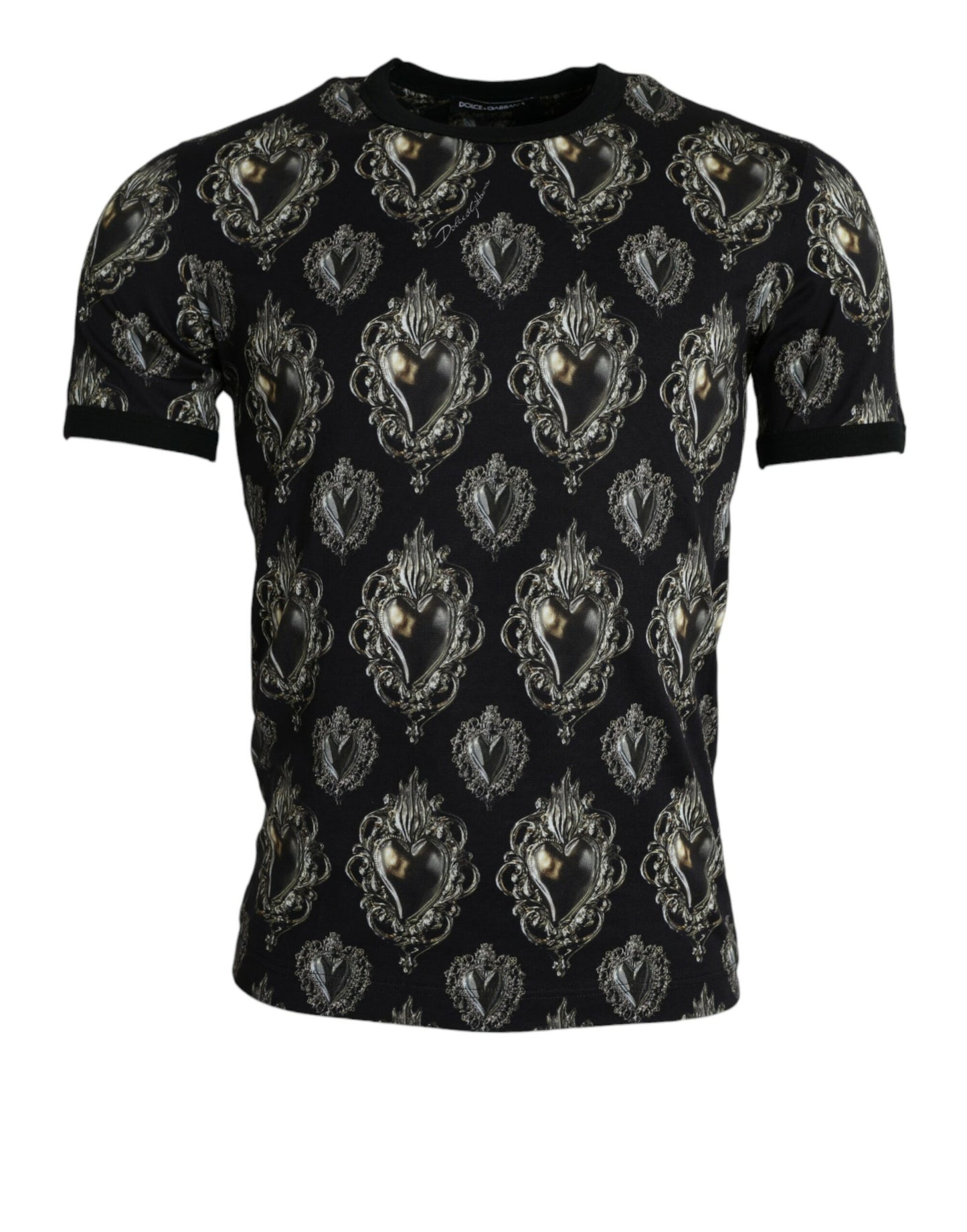Chic Sacred Heart Crew Neck Tee