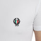 Elegant White Logo Crest Tee