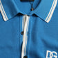 Elegant Blue Cotton Blend Polo T-shirt