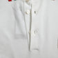 Elegant White Cotton Polo with Logo Detail