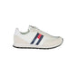 Sleek White Sneakers with Contrasting Details