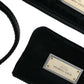 Elegant Black Multifunctional Leather Clutch