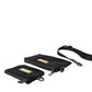 Elegant Black Multifunctional Leather Clutch
