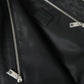 Elegant Black Nylon Clutch with Crown Print