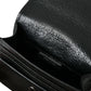 Sleek Lamb Leather Card Holder with Chain Strap