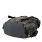Elegant Canvas Leather Rucksack