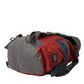 Chic Red & Gray Designer Backpack