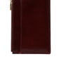 Maroon Leather Card Holder Wallet