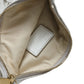 Embroidered Floral Leather Clutch with Chain Strap