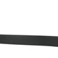 Elegant Black Leather Belt with Metal Buckle