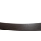 Elegant Dark Brown Leather Belt