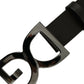 Elegant Dark Brown Leather Belt