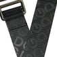 Elegant Black Leather-Blend Belt
