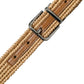 Elegant Beige Woven Leather Belt