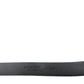 Elegant Alligator Leather Belt in Black