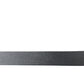 Elegant Black Calf Leather Belt with Metal Buckle
