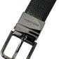 Elegant Leather Belt with Metal Buckle