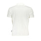 Elegant White Contrasting Polo for Men