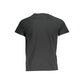 Sleek Cotton Round Neck Tee with Logo Detail