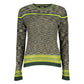 Vivid Contrast Crew Neck Sweater
