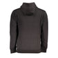 Elegant Gray Hooded Sweatshirt with Embroidery