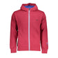 Chic Pink Fleece Hooded Sweatshirt