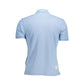 Elegant Short Sleeve Polo - Light Blue