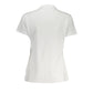 Chic V-Neck Cotton Tee with Iconic Appliqué