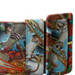 Elegant Multicolor Fabric Waist Belt