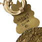 Elegant Gold Tone Coin Waist Belt
