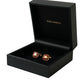 Sterling Silver Men's Cufflinks with Glass Accent