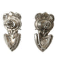 Elegant Sterling Silver Crystal Earrings