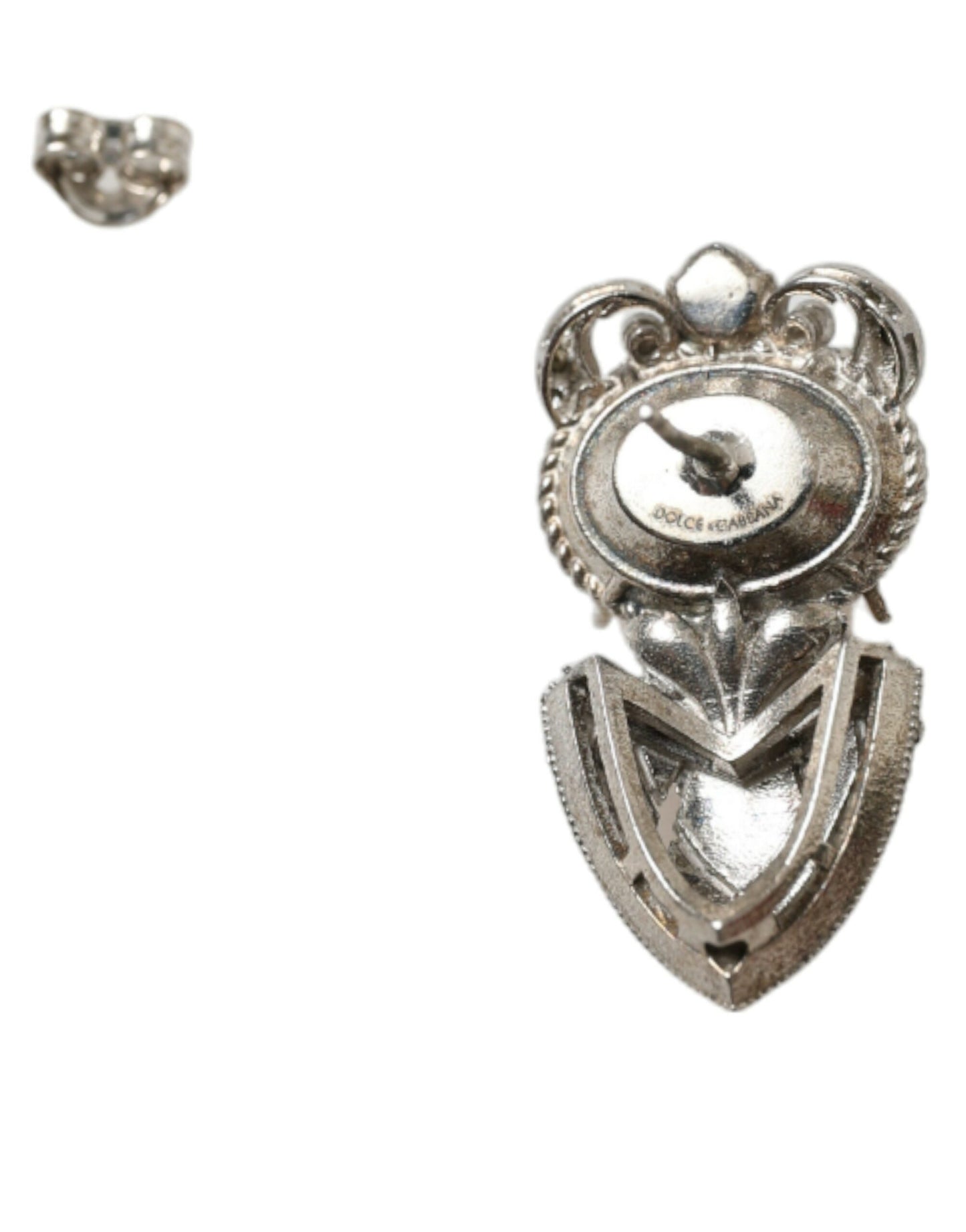 Elegant Sterling Silver Crystal Earrings