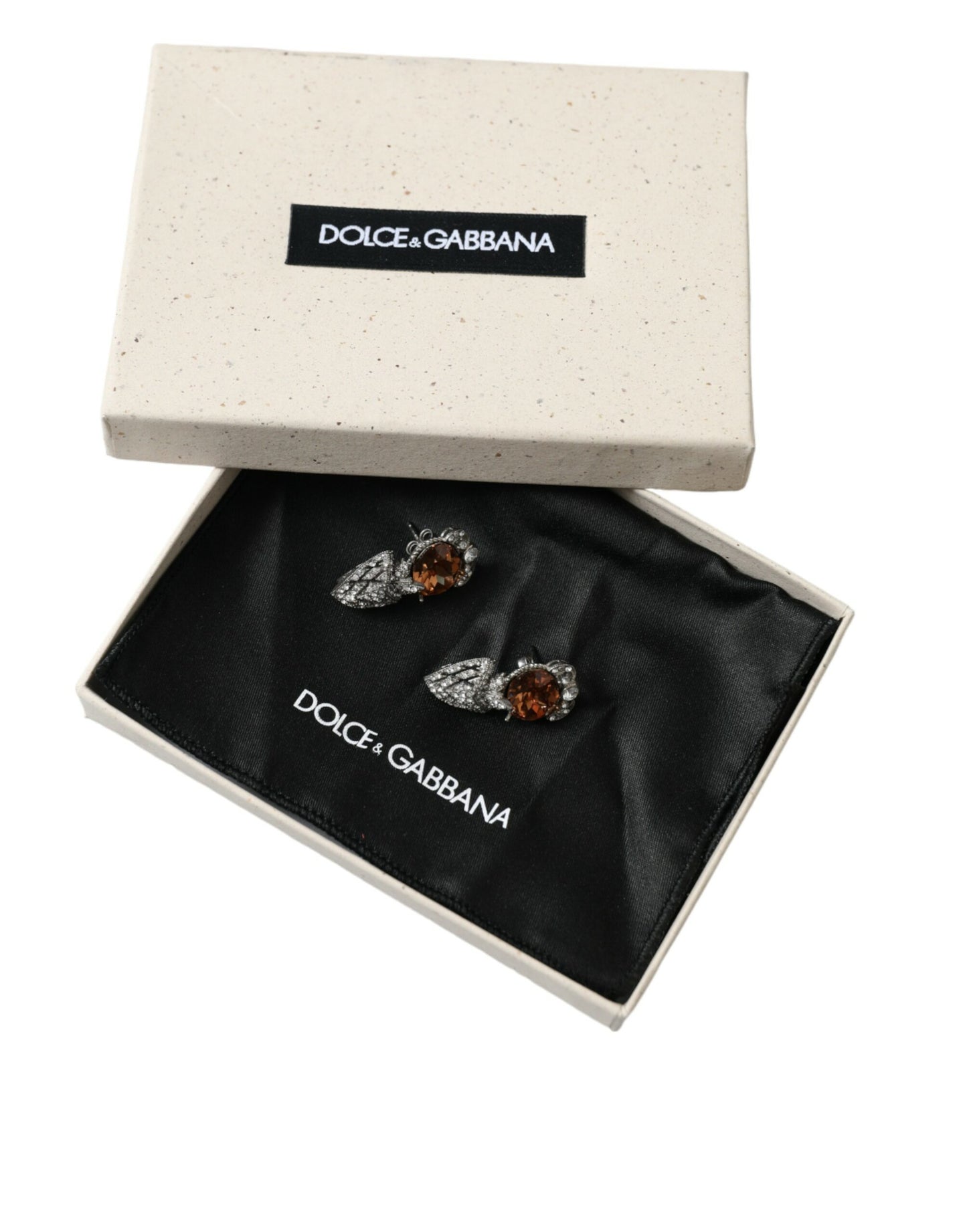 Elegant Sterling Silver Crystal Earrings