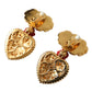 Multicolor Crystal Embellished Clip-on Earrings