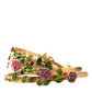 Elegant Gold-Tone Roses Crystal Diadem