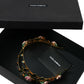 Elegant Gold-Tone Roses Crystal Diadem