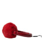 Red Mink Fur Elegance Ear Muffs